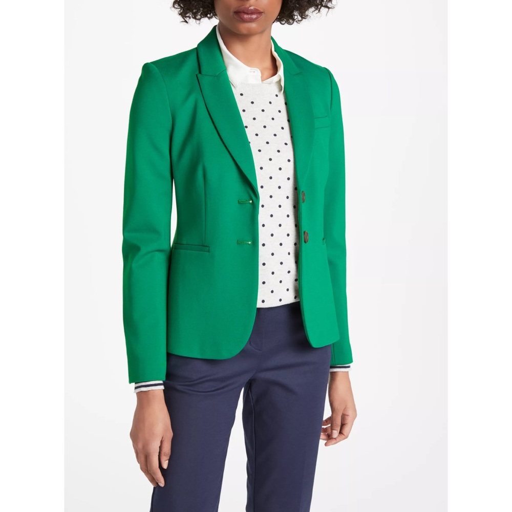 Boden Elizabeth Ponte Blazer Sap Green 6